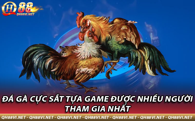 Đá gà cực sắt tựa game được nhiều người tham gia nhất